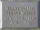 Plaque for Warne Alfred WILSON
